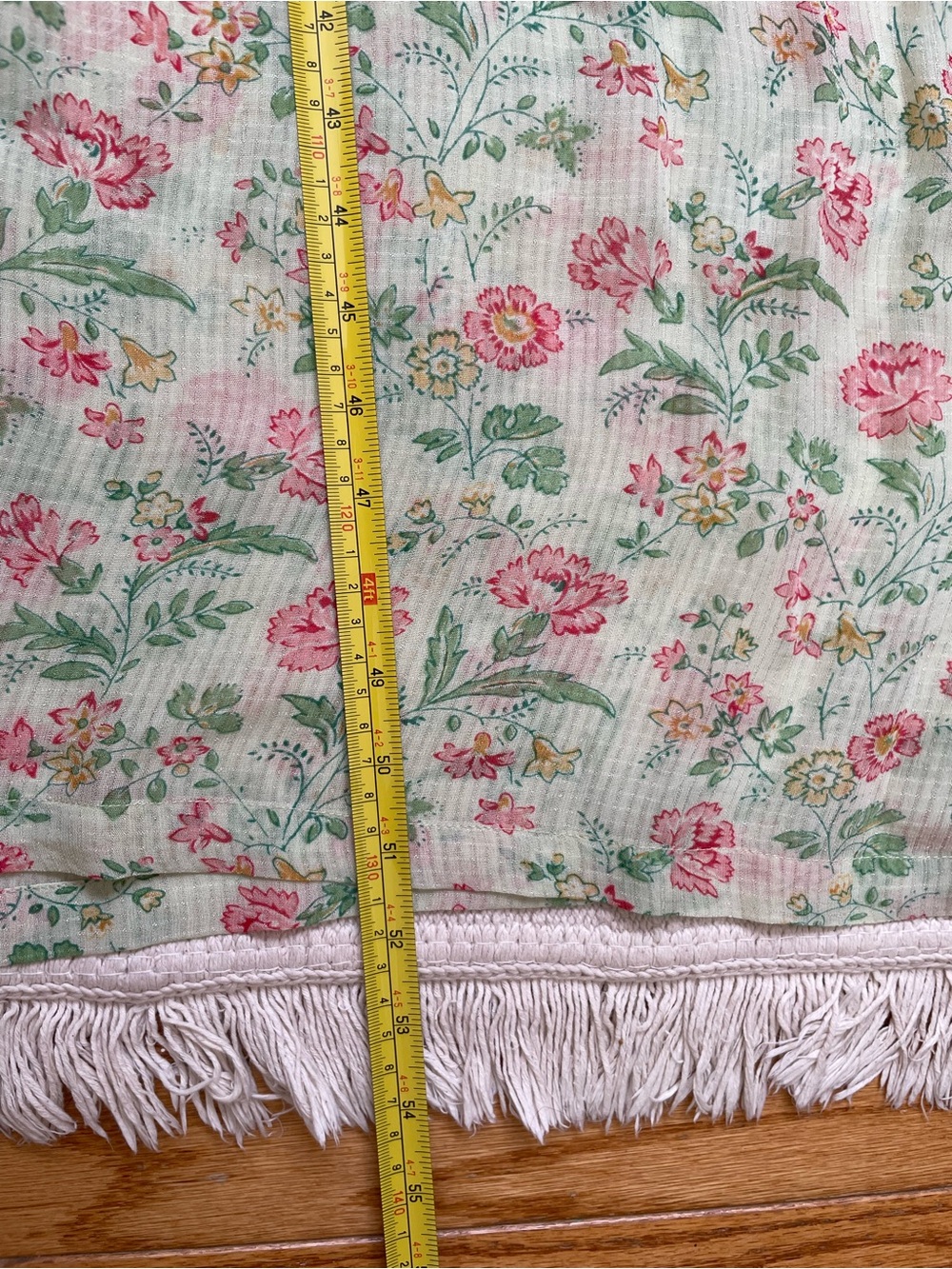 Vintage April Cornell Babydoll Dress Floral Collar Sz M Cottagecore Prairie - Picture 6 of 6